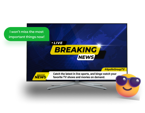 Catch the latest live news and stay updated as events happen in real time. Watch continuously without interruptions, so you never miss what matters most. Enjoy full control over your viewing experience with on-demand content that lets you pause, rewind, or fast forward whenever you want. 